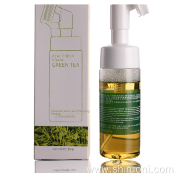 OEM/ODM Natural Green tea Face Cleanser Foam